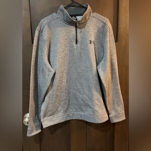 Men’s Under Armour 1/4 zip gray pullover sweatshirt